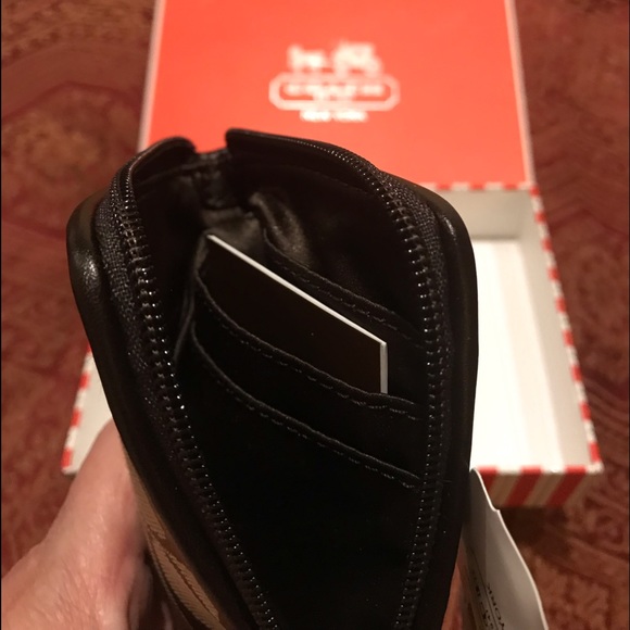 Coach Corner Zip Wristlet - Picture 5 of 8